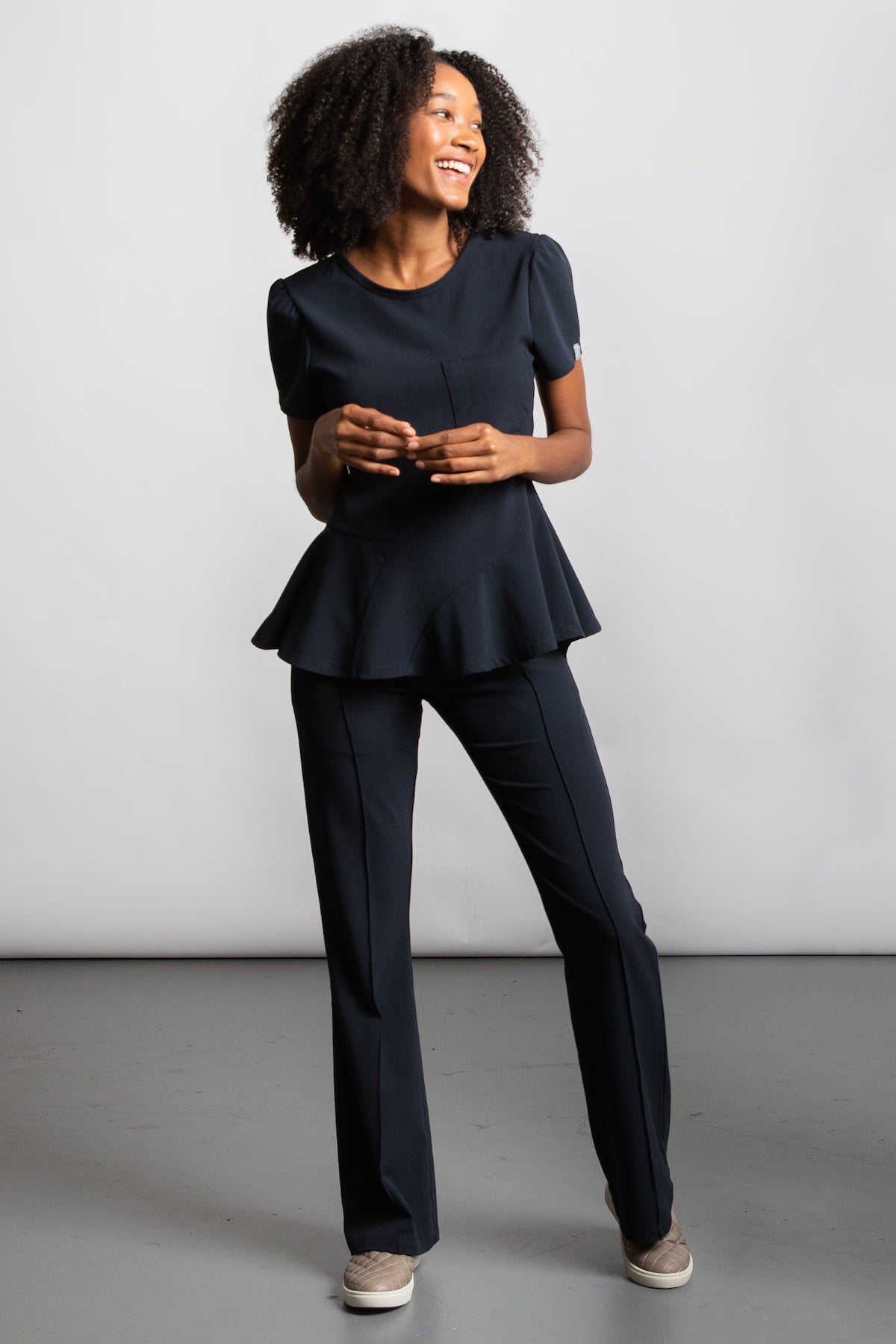 Peplum Top - swayscrubs