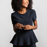 Peplum Top - swayscrubs
