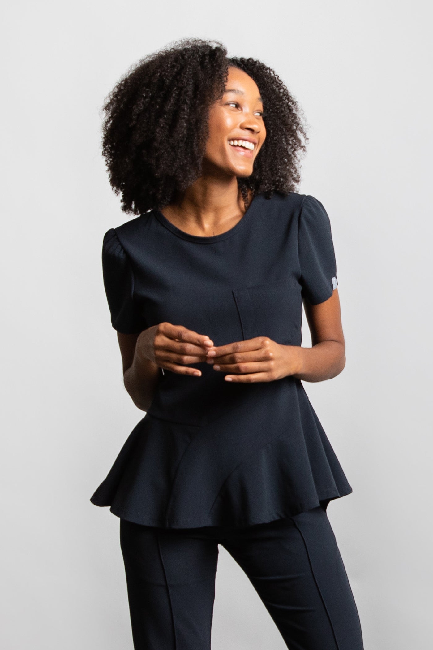 Peplum Top - swayscrubs