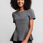 Peplum Top - swayscrubs