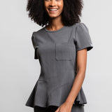 Peplum Top - swayscrubs