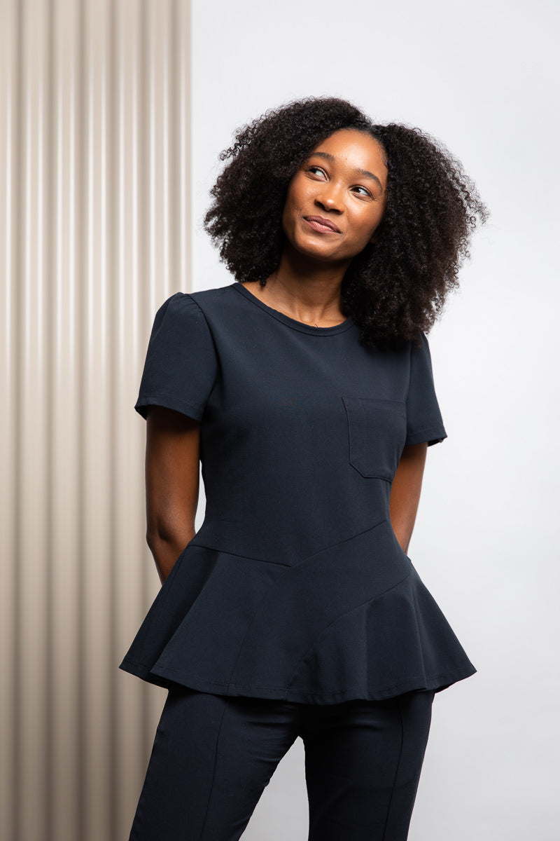 Peplum Top - swayscrubs